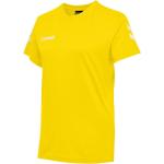 Reduzierte Gelbe Sportliche Kurzärmelige Hummel Go T-Shirts mit Insekten-Motiv aus Baumwolle trocknergeeignet für Damen Größe S 