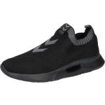 Schwarze Hummel Slip-on Sneaker für Herren Größe 39 mit Absatzhöhe bis 3cm 