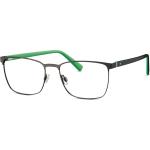Grüne Vollrand Brillen aus Metall für Herren 
