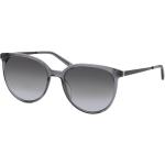 Graue Runde Sonnenbrillen mit Sehstärke aus Kunststoff für Herren 