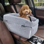 Hunde-Autositz für kleine Hunde, Mittelkonsolen-Hundesitz fürs Auto, Haustier-Sitzerhöhung für Welpen, Haustier-Hundeträger für die Reise