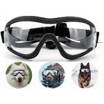 Hundebrille Verstellbare Hundesonnenbrille UV-Schutz Winddichte und wasserdichte Schutzbrille für mittlere und große Hunde - Langray