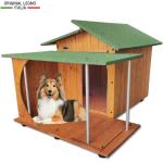 Reduzierte Indoor-Hundehütten aus Massivholz 