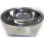 Silberne PETGARD Wassernäpfe für Hunde aus Edelstahl 