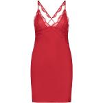 Rote Elegante Hunkemöller V-Ausschnitt Spaghettiträger-Kleider aus Spitze für Damen Größe XXL 