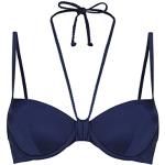 Reduzierte Marineblaue Hunkemöller Bikini-Tops in 80D für Damen für den für den Sommer 