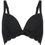 Schwarze Sexy Hunkemöller Bikini-Tops aus Polyester in 85G mit Bügel für Damen 