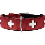 Reduzierte Rote Hunter Lederartikel Swiss Hundehalsbänder aus Leder 