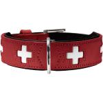 Reduzierte Rote Hunter Lederartikel Swiss Hundehalsbänder aus Leder 