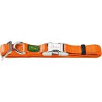 Orange Hunter Lederartikel Basic Hundehalsbänder aus Aluminium 