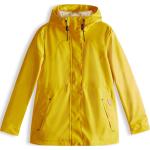 Reduzierte Gelbe Wasserdichte Hunter Lederartikel Regenjacken aus PU für Damen Größe XS 