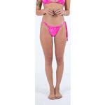 Pinke Hurley Bikinihosen zum Binden ohne Verschluss aus Polyester für Damen Größe S 