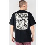 Reduzierte Schwarze Hippie Quiksilver T-Shirts aus Baumwolle für Herren Größe XL 