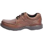 Braune Business Hush Puppies Randall Derby Schuhe mit Schnürsenkel aus Leder für Herren Größe 44,5 