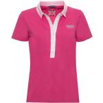 Reduzierte Pinke Kurzärmelige Kurzarm-Poloshirts für Damen Größe 3 XL 