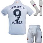 HUSSATEX Barcelona 2022/2023 Lewandowski #9 Third Kinder Trikot, Neu Saison, Shorts Socken FußballTrikot (Third,26)