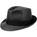 Reduzierte Schwarze Hutshopping Strohhüte aus Stroh 57 für Damen für den für den Sommer 