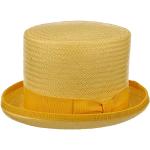 Gelbe Hutshopping Anlasshüte aus Stroh 59 für Damen für den für den Sommer 