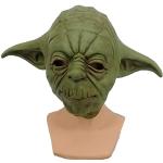 Bunte Star Wars Yoda Masken aus Latex 
