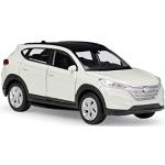 HWZH Maßstabsgetreues Automodell 1:36 Für Hyundai Tucson SUV Sportversion Metallspielzeuglegierungsauto Druckguss Und Spielzeugautoautosammlung Modellauto (Color : White, Size : with Box)