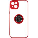Rote iPhone 14 Hüllen Art: Hybrid Cases Matt aus Silikon mit Ständer 