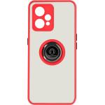 Rote Realme Handyhüllen Art: Hybrid Cases Matt aus Silikon mit Ständer 