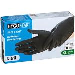 HYGOSTAR unisex Einmalhandschuhe SAFE LIGHT schwarz Größe XL 100 St.