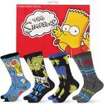 Die Simpsons Bart Simpson Herrensocken & Herrenstrümpfe aus Polyester Größe L 4-teilig 