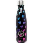 Hype Scribble Heart Crest Wasserflasche