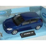 Blaue Welly Hyundai i30 Modellautos & Spielzeugautos 