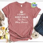 V-Ausschnitt Keep Calm T-Shirts für Herren 