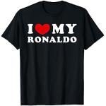 Schwarze Cristiano Ronaldo T-Shirts für Herren Größe S 