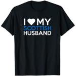 I Love My Scottish Husband Dark T-Shirt