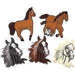 i-Patch - Patches - 0036 - Pferd - Pony - Einhorn - Fohlen - Pferdekopf - Pferde - Hufeisen - Reiten - Applikation - Aufbügler - Aufnäher - Sticker - zum aufbügeln - Flicken - Bügelbild - Badges
