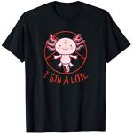 I Sin A Lotl Hail Satan Pentagram Axolotl Sinner T