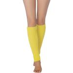 Reduzierte Gelbe Beinstulpen für Damen Einheitsgröße 