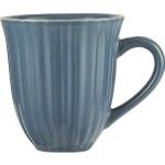 Blaue IB Laursen Mynte Kaffeetassen aus Keramik mikrowellengeeignet 