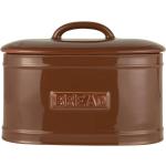 Braune IB Laursen Ovale Brotkästen & Brotboxen aus Keramik 