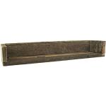 Braune IB Laursen UNIKA Holzregale aus Holz Breite 50-100cm, Höhe 0-50cm, Tiefe 0-50cm 