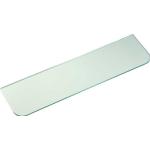 ib style - Glasboden KLAR 6 mm | klar und satiniert | 11 Abmessungen | Glasscheibe Glasplatte für Glasregal KLARGLAS - 400x300 mm