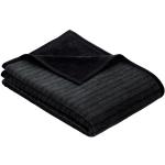 Schwarze IBENA Rechteckige Decken aus Textil 150x200 