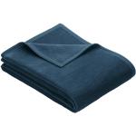 Unifarbene IBENA Nachhaltige Kuscheldecken & Wohndecken aus Baumwollmischung maschinenwaschbar 240x220 