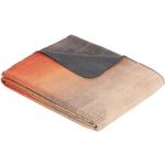 Ibena Jacquard Decke Luena in anthrazit/orange, 150 x 200 cm Baumwolle, Polyacryl, Polyester
