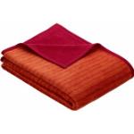 Rote IBENA Rechteckige Sofaüberwürfe & Sofaschoner aus Baumwollmischung maschinenwaschbar 