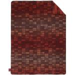 Terracottafarbene IBENA Kuscheldecken & Wohndecken aus Baumwollmischung maschinenwaschbar 150x200 