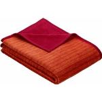 Rote IBENA Kuscheldecken & Wohndecken aus Kunstfaser maschinenwaschbar 150x200 