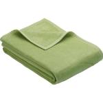 Reduzierte Grüne Unifarbene IBENA Kuscheldecken & Wohndecken aus Baumwolle 180x220 