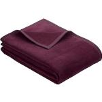 Reduzierte Violette Unifarbene IBENA Kuscheldecken & Wohndecken aus Baumwolle 180x220 