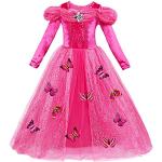 Rosa Cinderella Aschenputtel Prinzessin-Kostüme aus Tüll für Kinder 