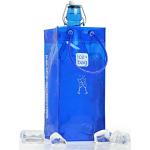 Blaue Ice Bag Weinkühler aus Kunststoff 